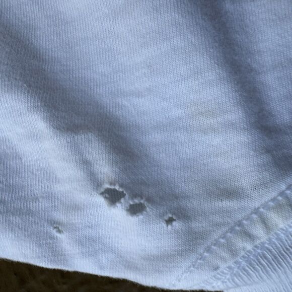 90’s  Aliens Many Faces T-shirt Size XL Funny Joke Humor Vintage White Green - Picture 9 of 10